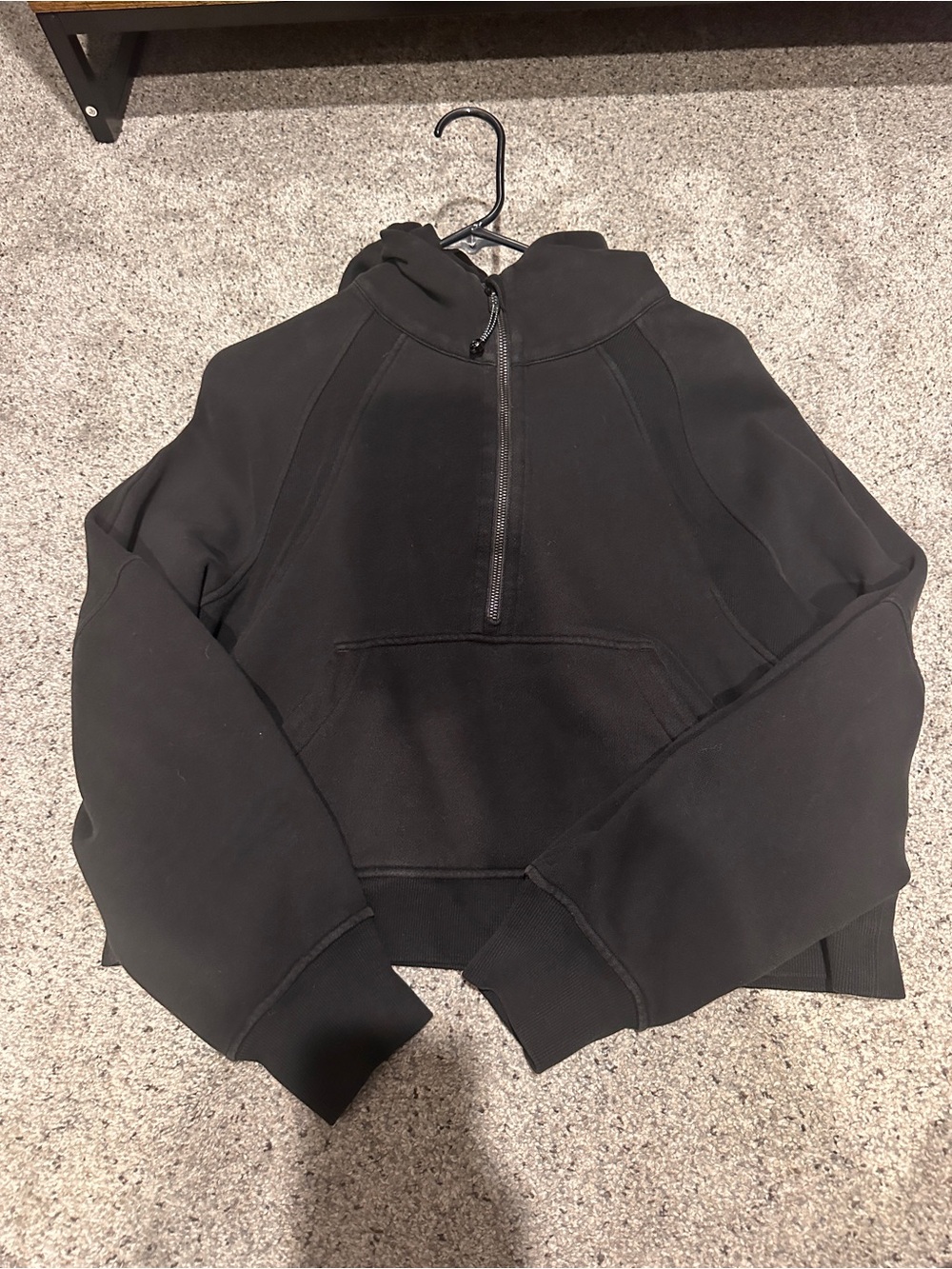 lululemon Scuba Oversized Half-Zip Hoodie Black M/L – Flaw